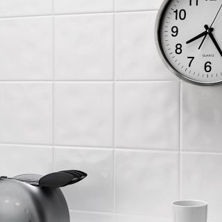 White Ripple Wall Tile