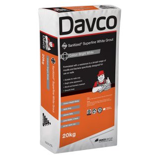 Davco Sanitized® Superfine White Grout