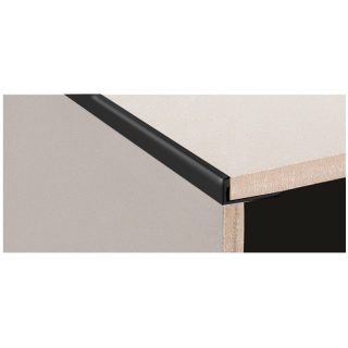 Aluminium L Angleline Black Gloss- 6, 8, 10 & 12mm
