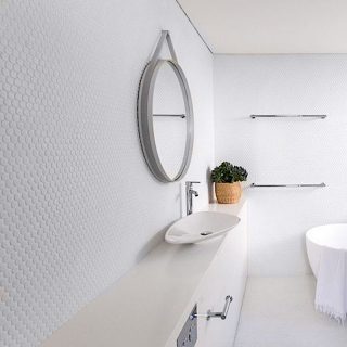 White Mosaic Tile