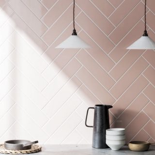 Blush Ceramic Subway Tile