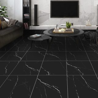 Nero Marquinia Matt Porcelain Tile