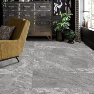 Tundra Dark Grey Matt Porcelain Tile