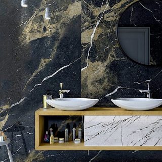 Pierre Black 1200*600 Polished Porcelain Tile