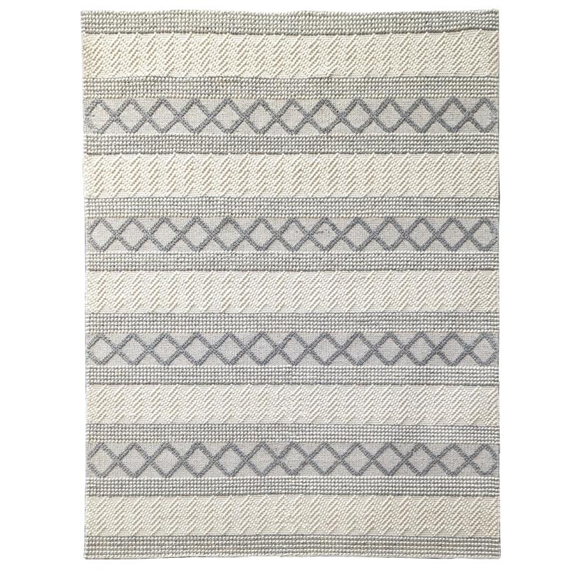 Ella Design 122 Cream Grey Rug sample